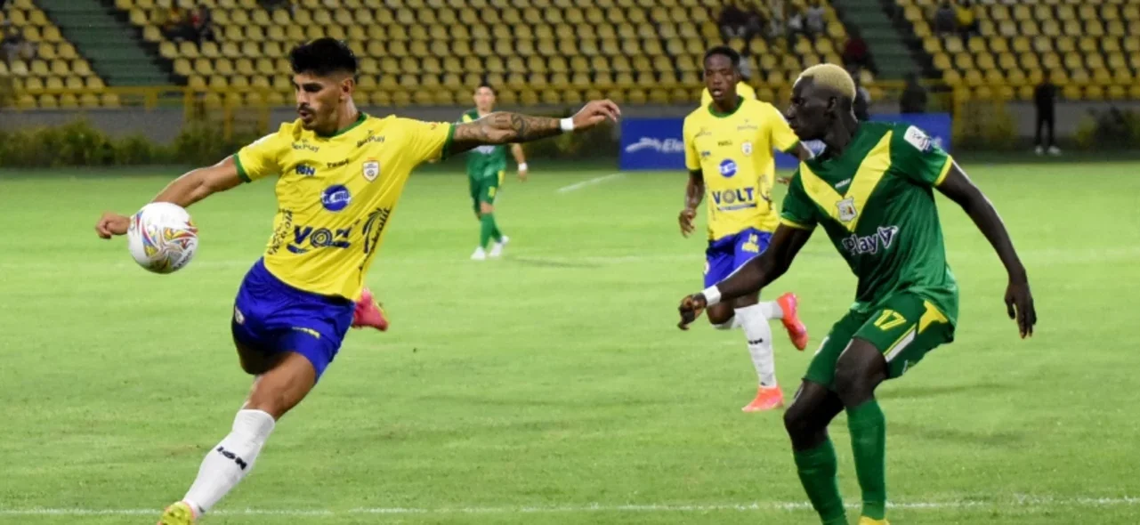 Quindío empató en su visita a Real Cartagena. Foto: VizzorImage / Javier Garcia