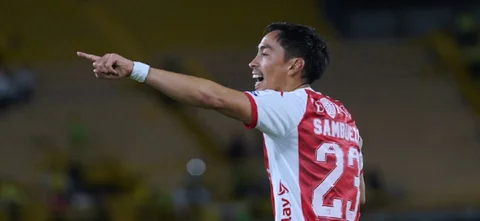 Fabián Sambueza fue el protagonista de la goleada contra Huila. / Foto: VizzorImage - Andres Rot