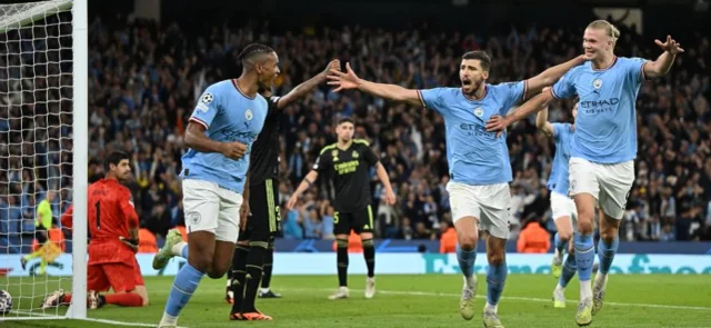 Manchester City se dio un festín frente a Real Madrid / AFP