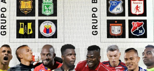 Andrés Rodríguez, Kevin Mier, Edwar López, Marco Pérez, Carlos D. Quintero, Daniel Torres, Leonardo Castro y Rogeiro Caicedo - Imágenes VizzorImage