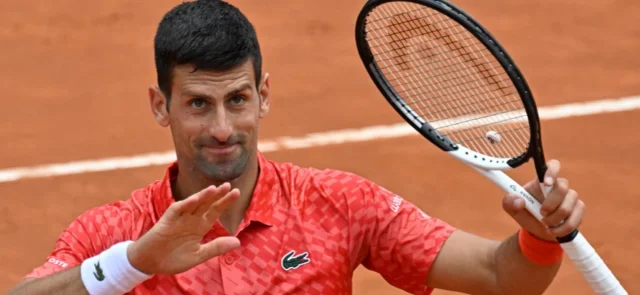 Djokovic clasificó a cuartos de final del torneo de Roma / AFP