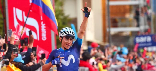 Einer Rubio fue quinto en la etapa 15 del Giro / AFP