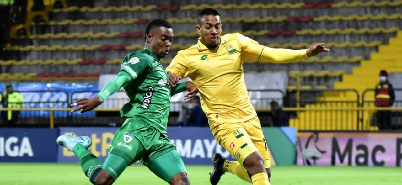 Equidad logró un triunfo agónico frente a Bucaramanga | Foto: VizzorImage / Felipe Caicedo