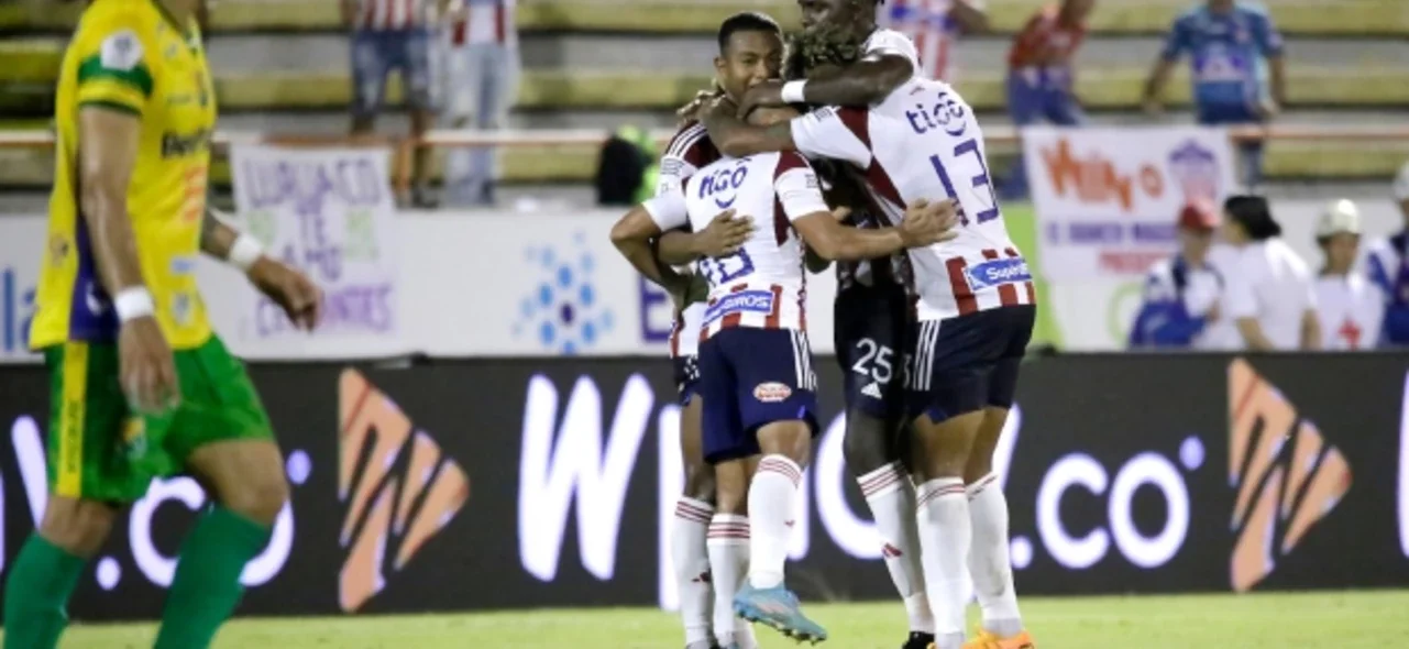 Junior ganó 2-0 ante Huila en la fecha 20 de la Liga. / Foto: Vizzorimage.