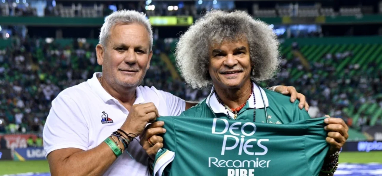 El Pibe Valderrama fue uno de los invitados al homenaje. / Foto: Deportivo Cali