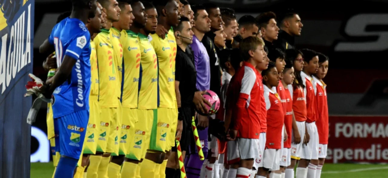 Imagen del duelo entre Santa Fe y Huila de 2019 - VizzorImage / Luis Ramírez