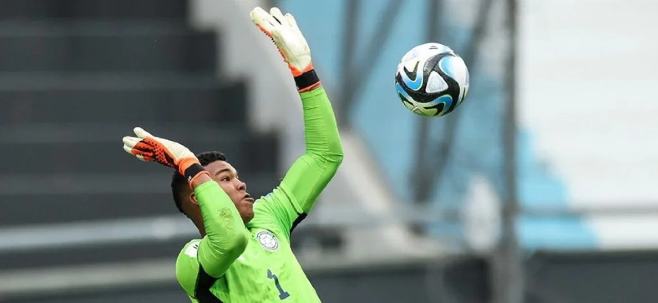 Luis Marquinez, arquero de la selección Colombia Sub-20 / FCF