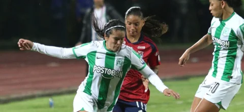 La paridad no pudo superarse en el clásico paisa de ida de cuartos - VizzorImage / Paulina Betancur