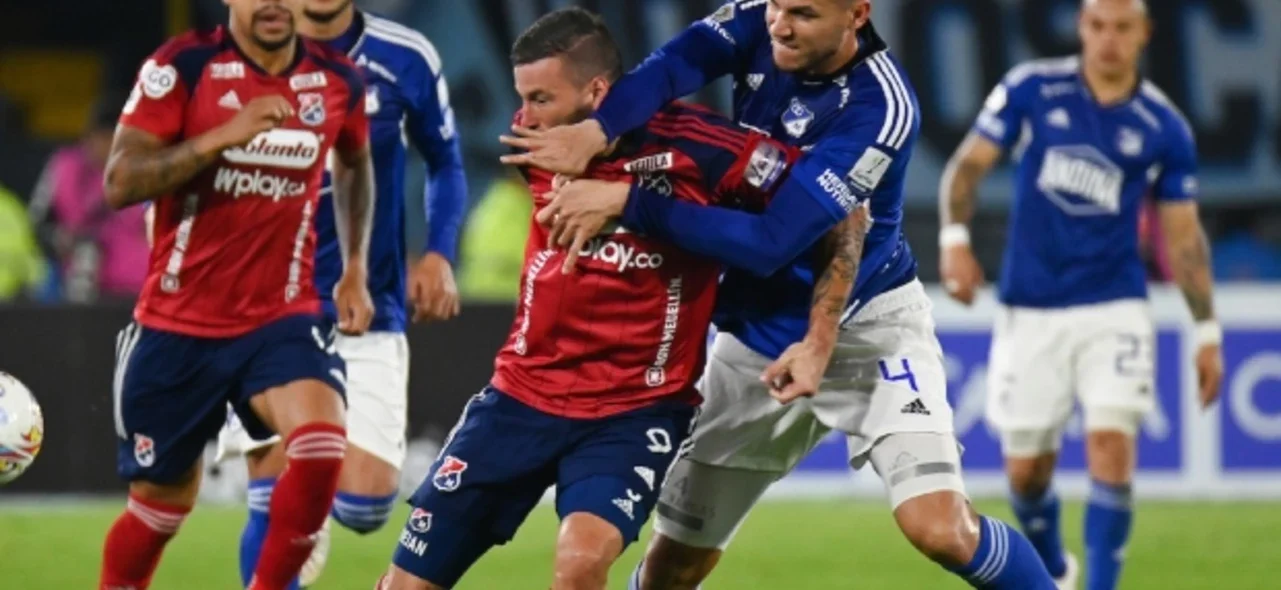 Millonarios visita a Medellín en el inicio de cuadrangulares. / Foto: : VizzorImage - Samuel Norato