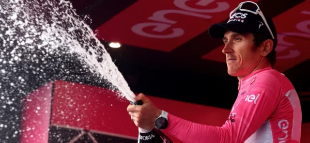 Geraint Thomas, líder del Giro de Italia. / Foto: AFP