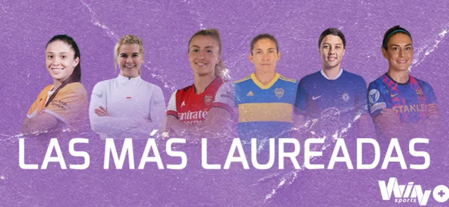 Recorrido por los equipos de fútbol femenino más laureados - Diseño Win