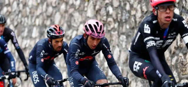Egan Bernal y Daniel Felipe Martínez en el próximo Criterium de Dauphiné. / Foto: AFP.