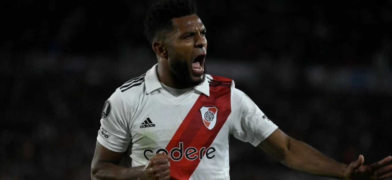 Miguel Ángel Borja - Foto: @RiverPlate