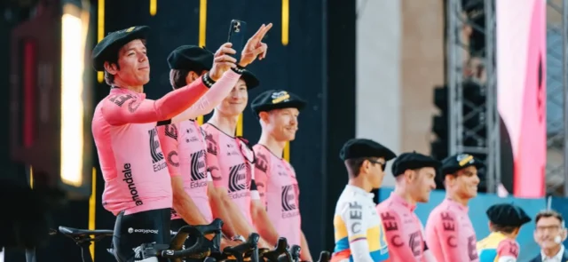 Lista de ciclistas colombianos en el Tour de Francia 2023. / Foto: Twitter EF Pro Cycling.