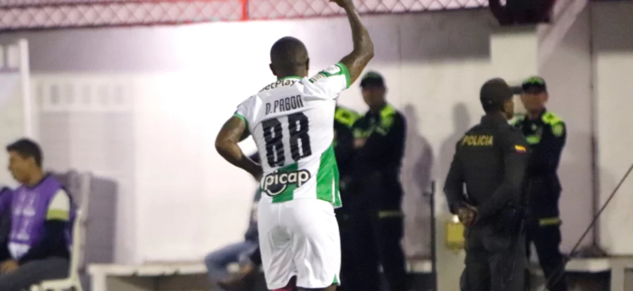 Sexto gol del antioqueño en el semestre liguero - VizzorImage / Daniel Gallo Dorlan Pabón fue el más desequilibrante en el ida y vuelta contra Águilas - VizzorImage / Daniel Gallo