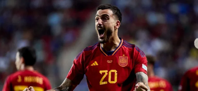 Joselu Mato le dio el gol de la victoria a España vs. Italia. / Foto: Twitter SEFutbol.