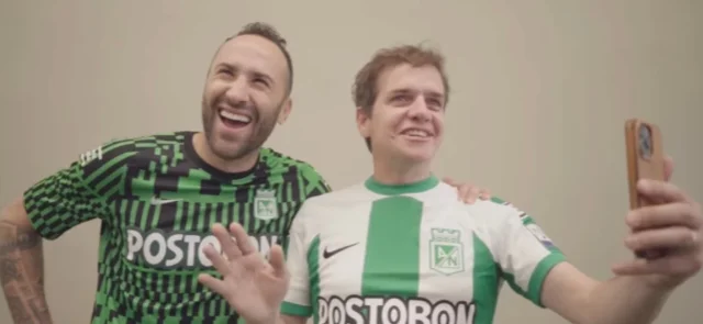 Jero Freixas con David Ospina.