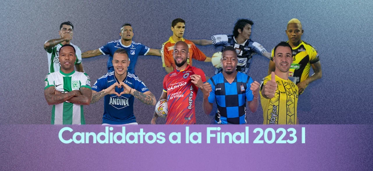 Candidatos al título de Liga BetPlay 2023-I - Diseño Win Sports