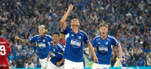 Millonarios quiere extender su racha de victorias en casa ante América de Cali en cuadrangulares. / Foto: VizzorImage - Samuel Norato