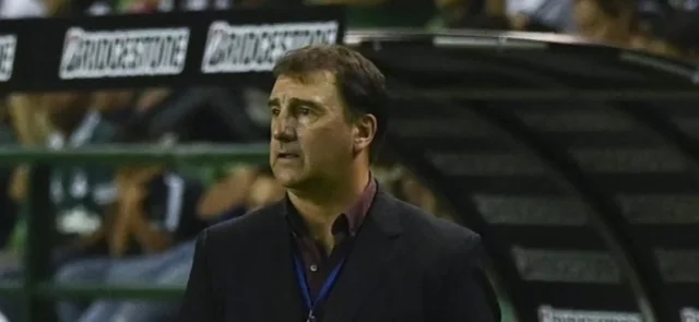 Así fue la actitud de Néstor Lorenzo en la conferencia de prensa previa al juego de Colombia. / Foto: AFP.