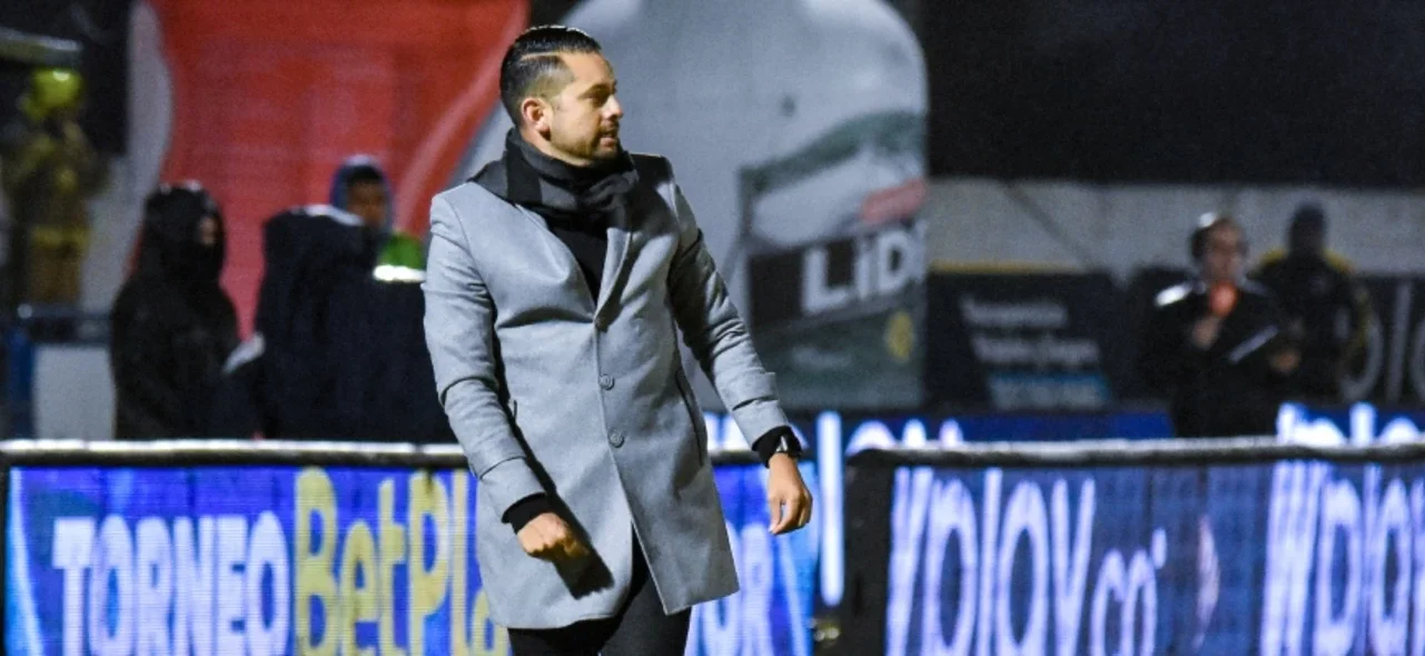 Juan David Niño- Técnico de Patriotas -VizzorImage / Edward Leguizamon