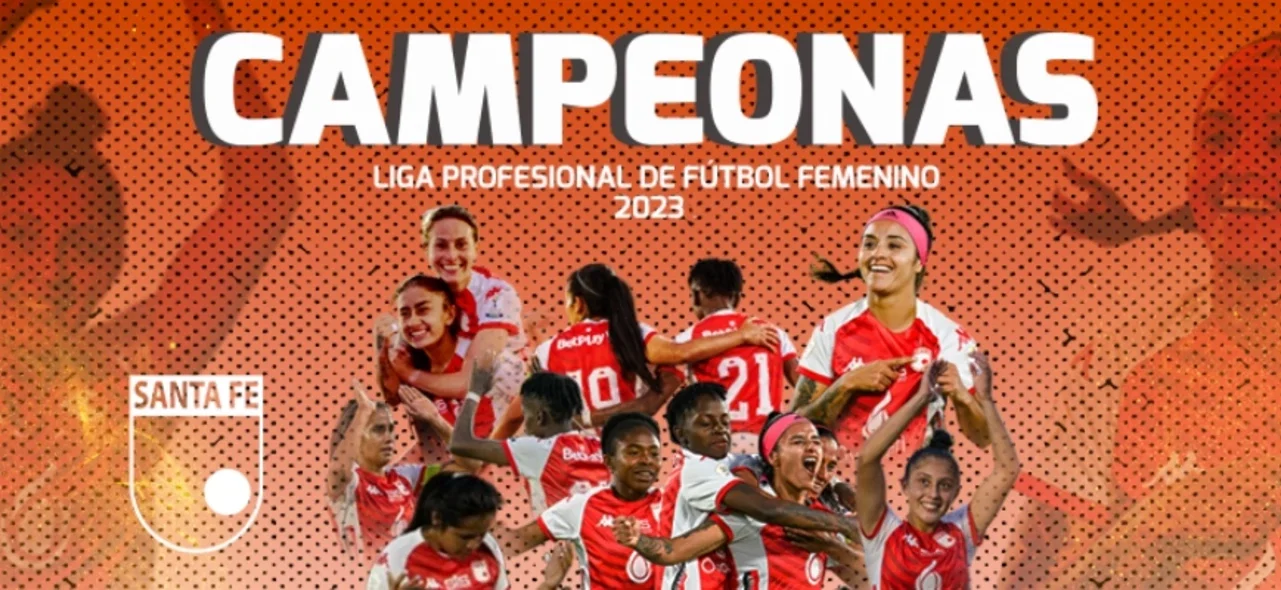 Santa Fe, campeón de la Liga BetPlay Femenina