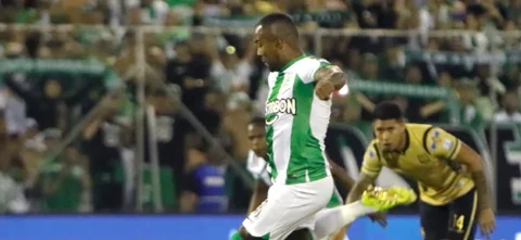 Pabón fue el hombre del gol con Nacional en la fecha 4. / Foto: Vizzorimage.