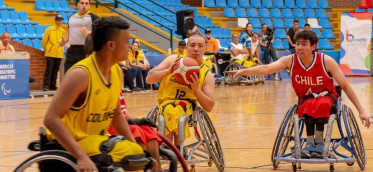 Colombia debutó con triunfo en baloncesto 5x5. / Foto: Bogotá 2023 Colombia superó 66-32 a su similar de Chile en baloncesto 5x5. / Foto: Bogotá 2023