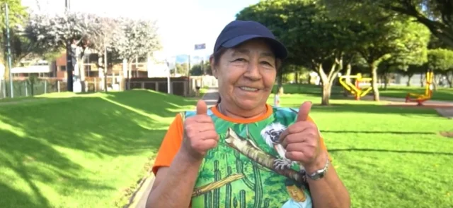 Flor María López tiene 99 medallas de carreras atléticas. / Foto: Cortesía