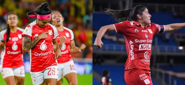 Así llegan Santa Fe y América de Cali a la final de la Liga Femenina. / Foto: Vizzorimage.