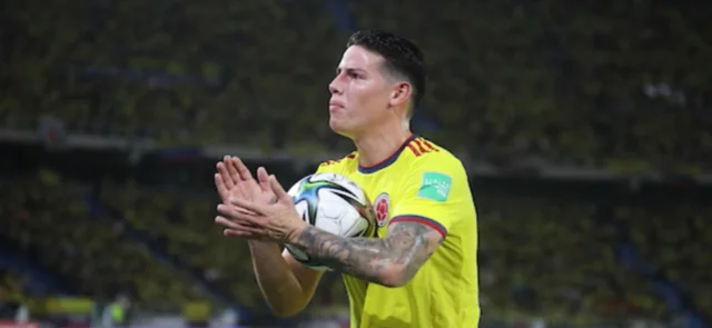 James Rodríguez, jugador de la selección Colombia. / Foto: VizzorImage / Jairo Cassiani