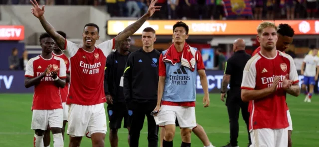 Arsenal ganó 5-3. Foto: AFP