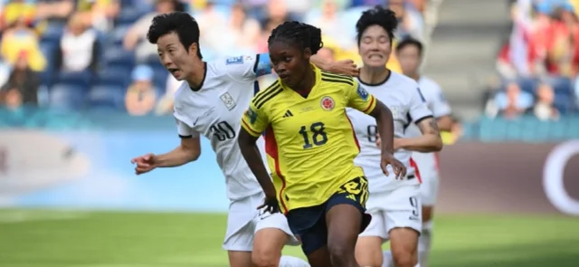 Linda Caicedo y Catalina Usme anotaron para el triunfo de Colombia. / Foto: AFP.