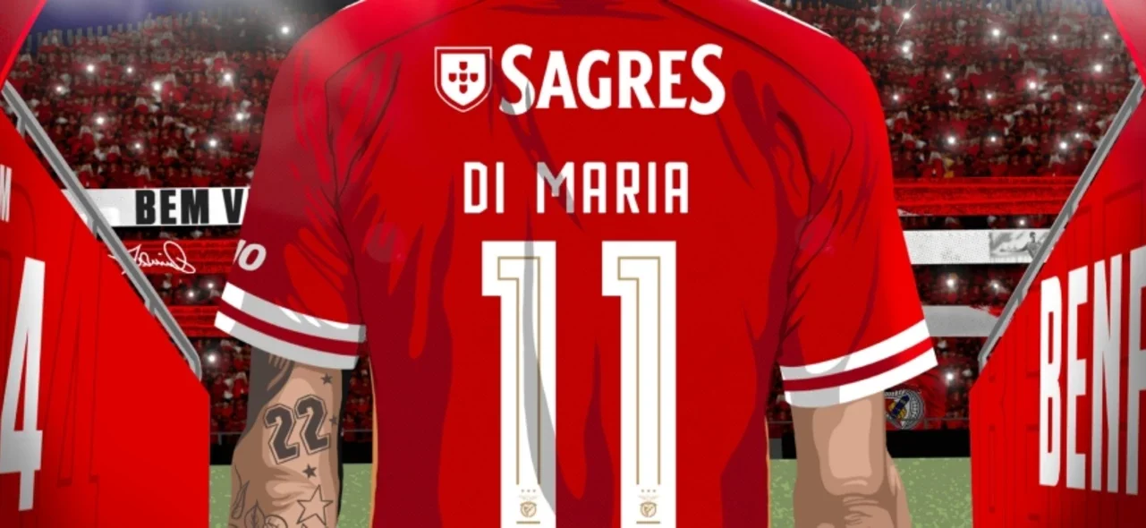 Ángel Di María. Foto: Twitter/Benfica
