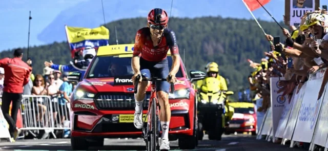 Kwiatkowski ganó la etapa 13 del Tour. / Foto: AFP.