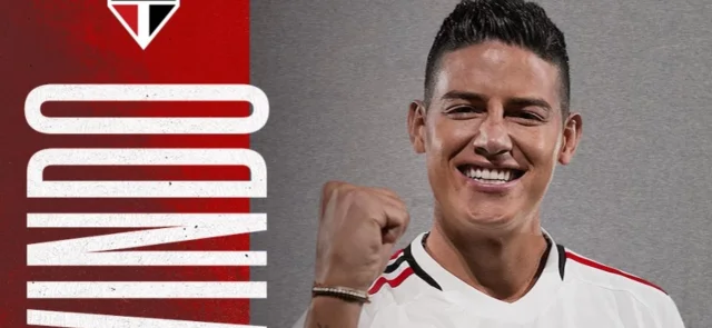 James Rodríguez - Foto: @SaoPauloFC