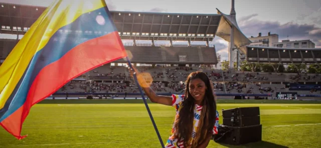 Karen Palomeque ganó medalla de oro en la prueba 400 metros T37 femenino. / Foto: Mindeporte.