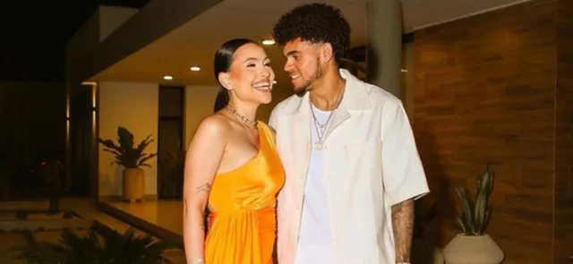 Luiz Díaz y Geraldine Ponce - Foto: @Gera25Ponce