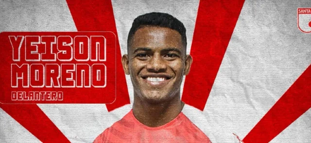 Yeison Moreno, nuevo refuerzo de Santa Fe - Foto: @Santa Fe