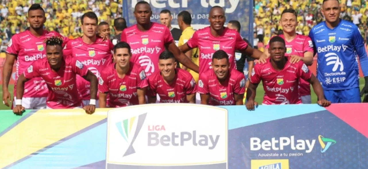 Así fue la opción que tuvo Huila contra Pereira. / Foto: Vizzorimage.