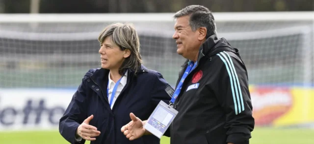 Milena Bartolini y Nelson Abadía - Foto: AFP