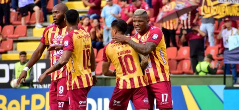 Tolima se quedó con los 3 puntos en la fecha 2 ante Once Caldas. / Foto: Vizzorimage.