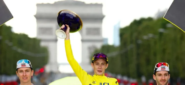 El podio del Tour de Francia / AFP