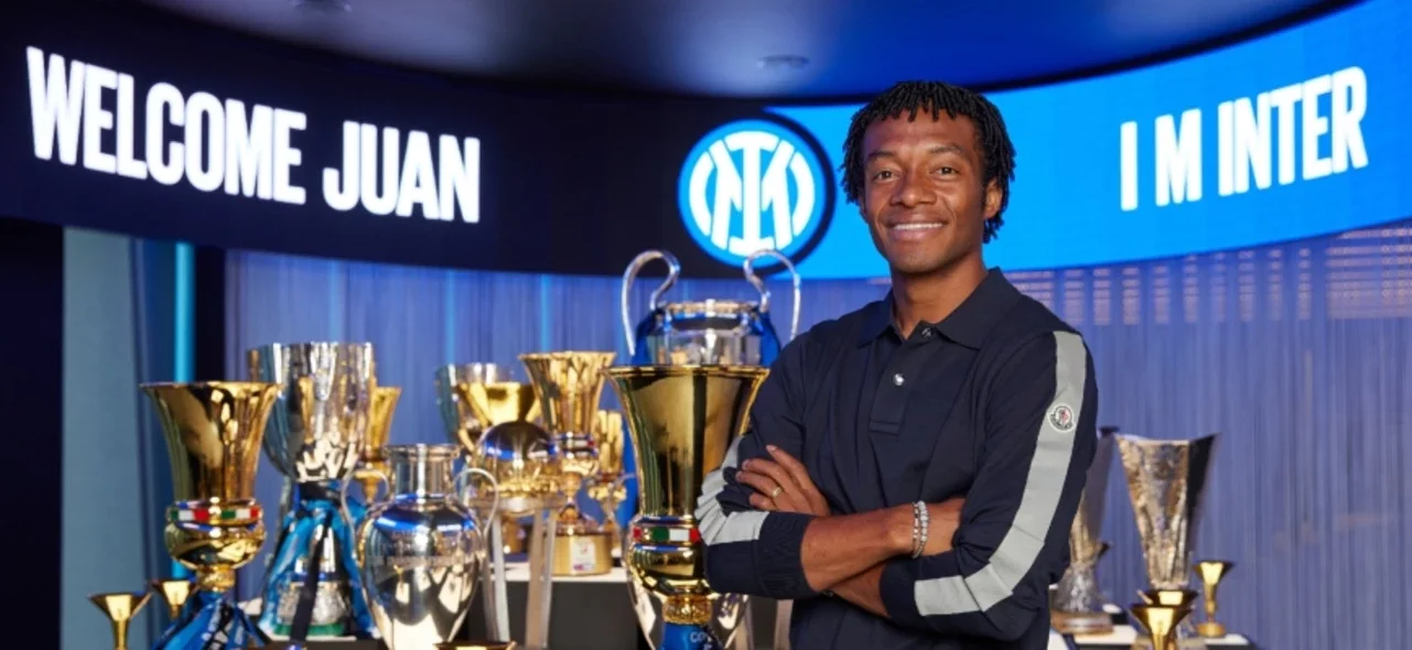 Juan Guillermo Cuadrado, nuevo jugador de Inter. / Foto: Inter de Milán