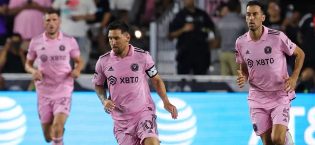 Así fue el primer gol de Messi con Inter Miami. / Foto: AFP.