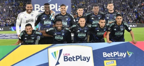 Millonarios estuvo muy cerca de abrir el marcador en Bogotá. / Foto: Vizzorimage.