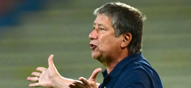 Así fueron los insultos de Bolillo Gómez a hinchas de Junior. / Foto: Vizzorimage.