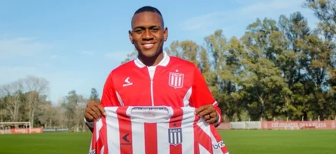 Alexis Castillo Manyoma, nuevo jugador de Estudiantes. / Foto: Twitter Estudiantes.