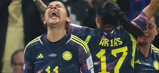 Catalina Usme dio el gol de la victoria de Colombia ante Jamaica. / Foto: Twitter FIFA