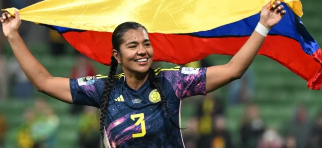 Colombia se prepara para el partido de cuartos de final en el Mundial Femenino. / Foto: Conmebol.